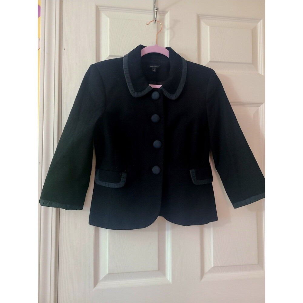 New Semantiks Black Blazer Womens Size 2 Jacket
